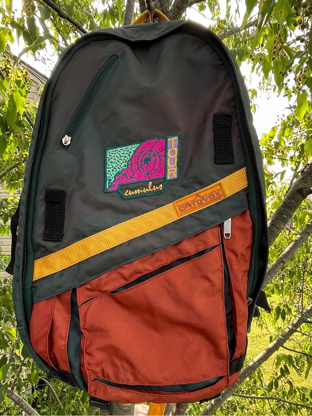 Vintage Ortovox CUMULUS
Tour Hiking Backpack GREEN
Orange Yellow. Please Read